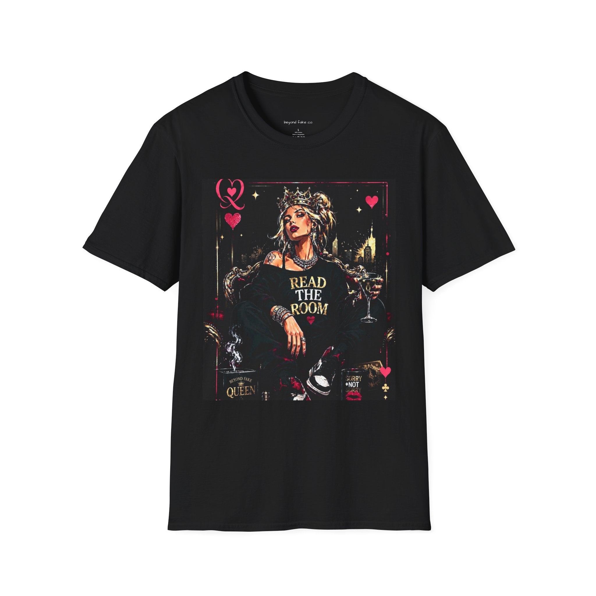 Cool Queen Soft Style Front Graphic Tee