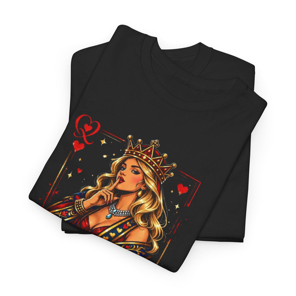 Shhh Queen Heavy Cotton Front Graphic Tee