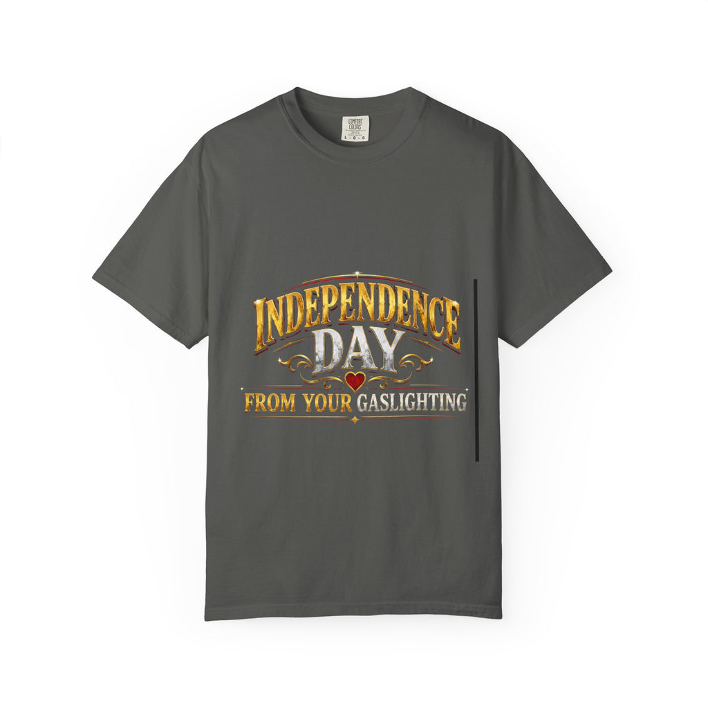 Varsity 'Independence Day' Premium Heavyweight Vintage Tee - Slogan Edition