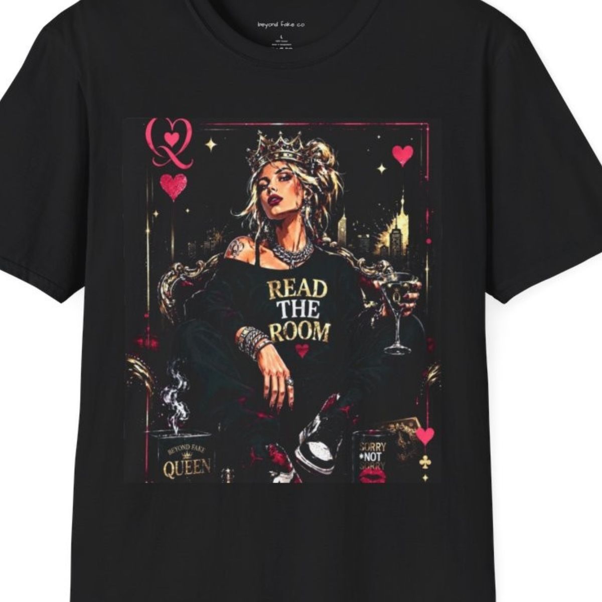 Cool Queen Soft Style Front Graphic Tee