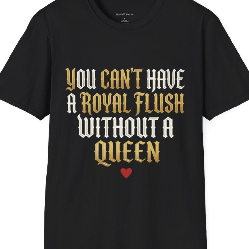Royal Flush Front Graphic Softstyle Tee