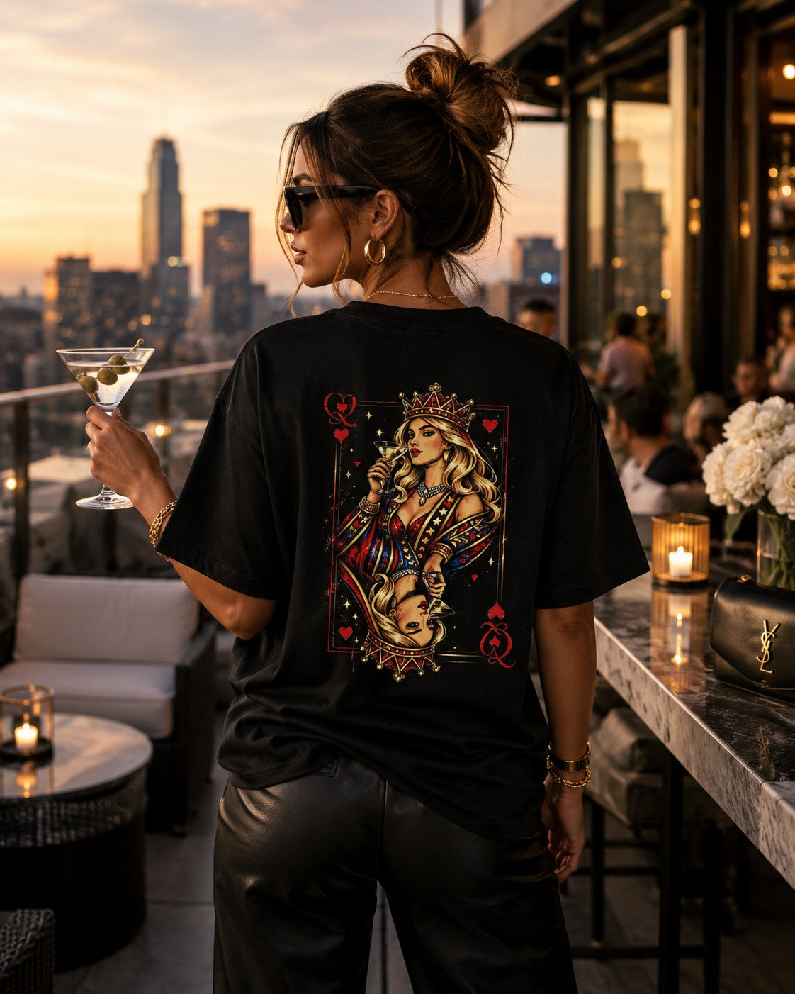 Martini Queen Graphic Tee