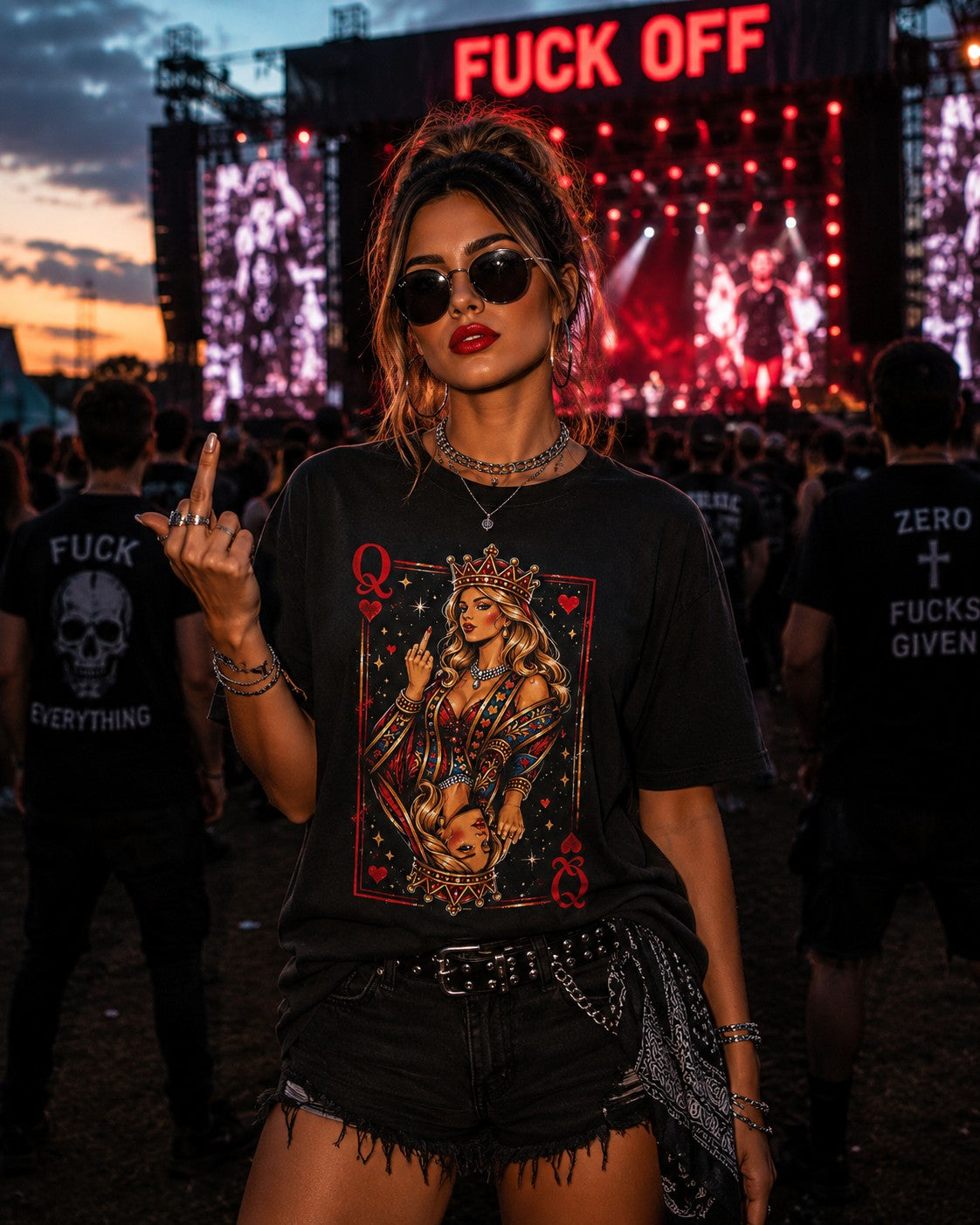 F Off Queen Tee