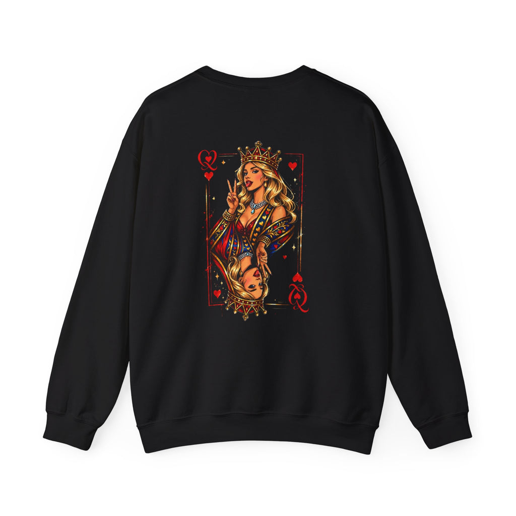 Cheeky Peace Queen Back Graphic Crewneck