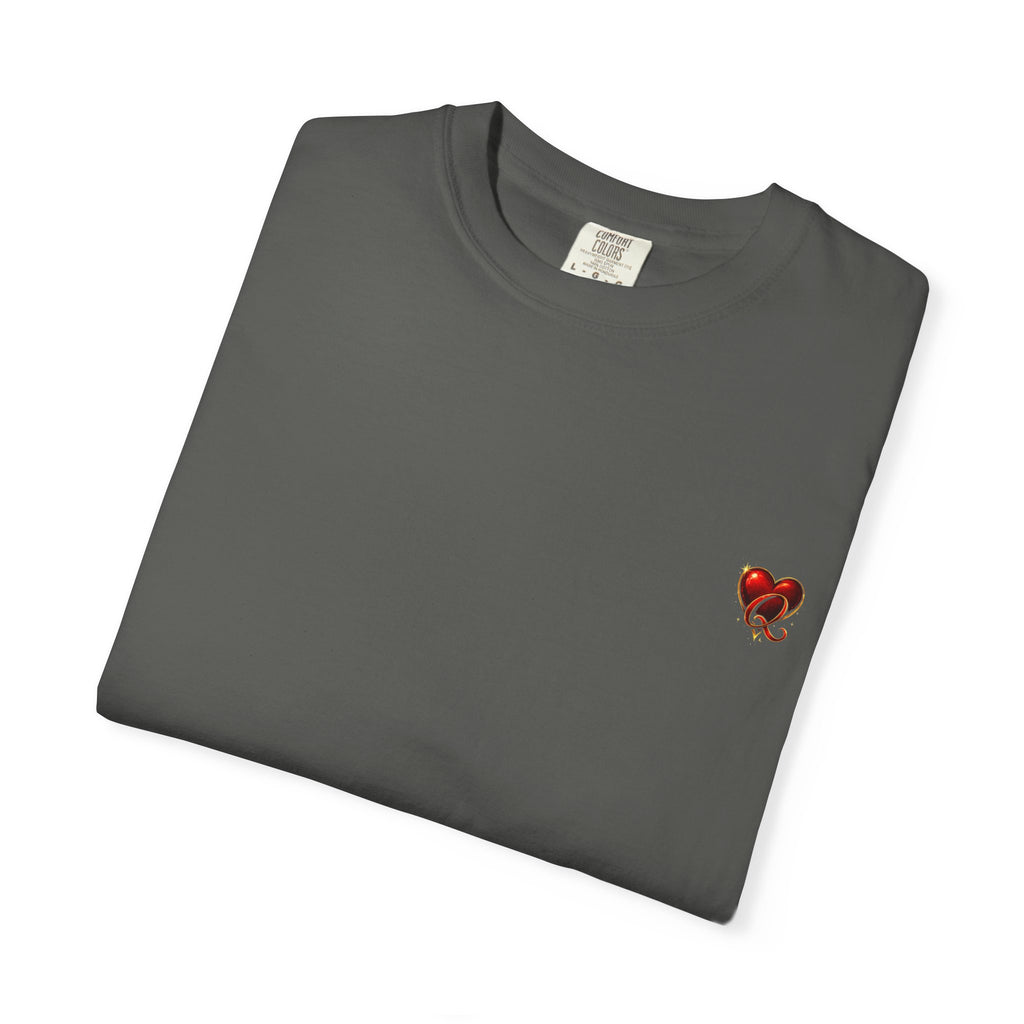 Smoking Gun Queen| Back Graphic Playing Card Tee