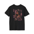 Dusty Pink Smoking Queen Back Graphic T-Shirt