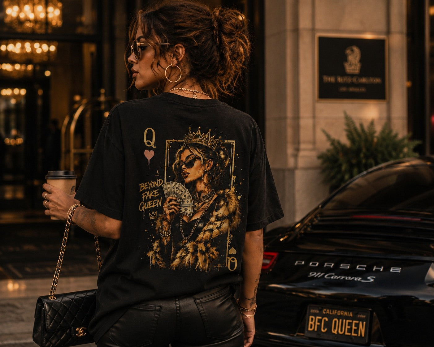Gold Baller Queen Tee