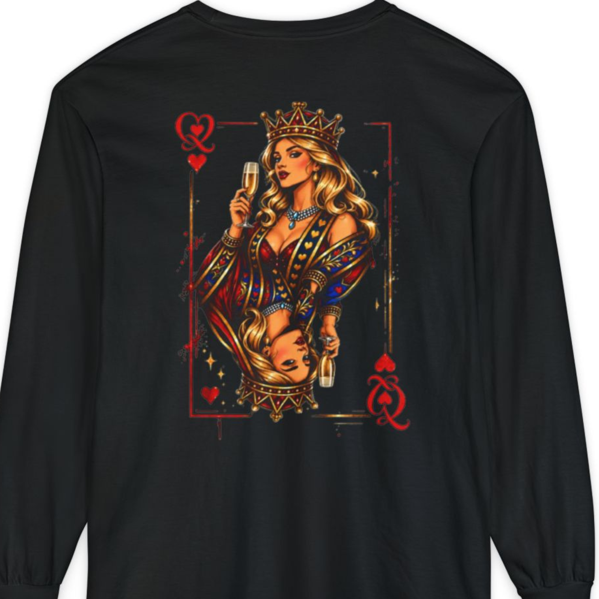 Champagne Queen Graphic Long Sleeve