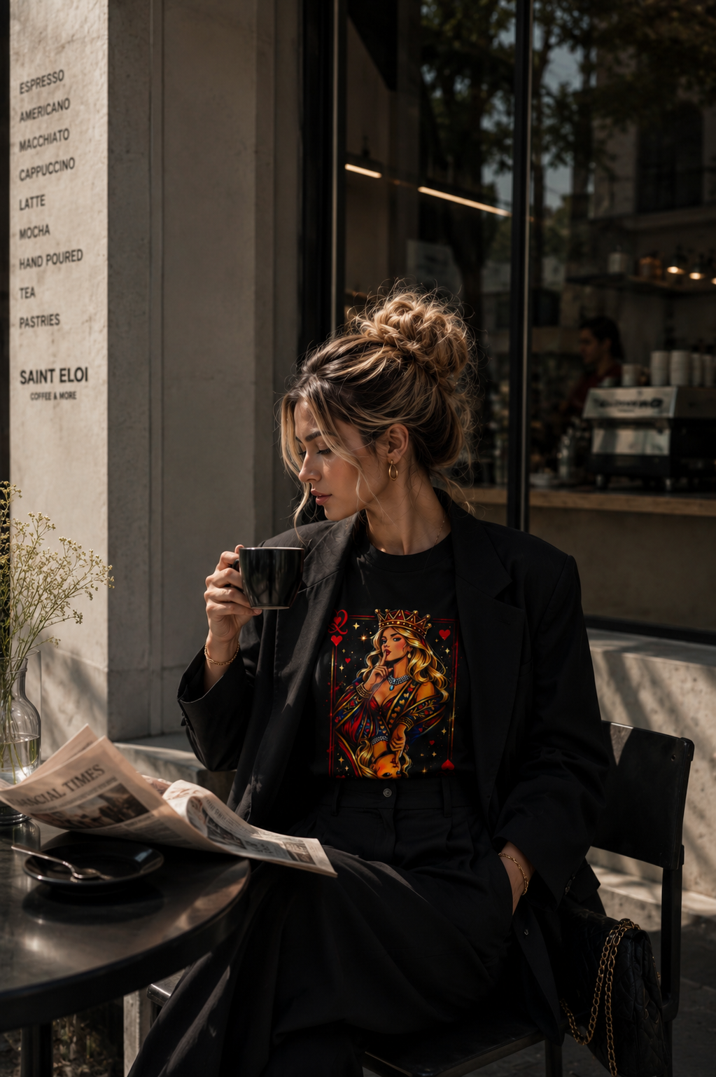 Shhh Queen Heavy Cotton Front Graphic Tee