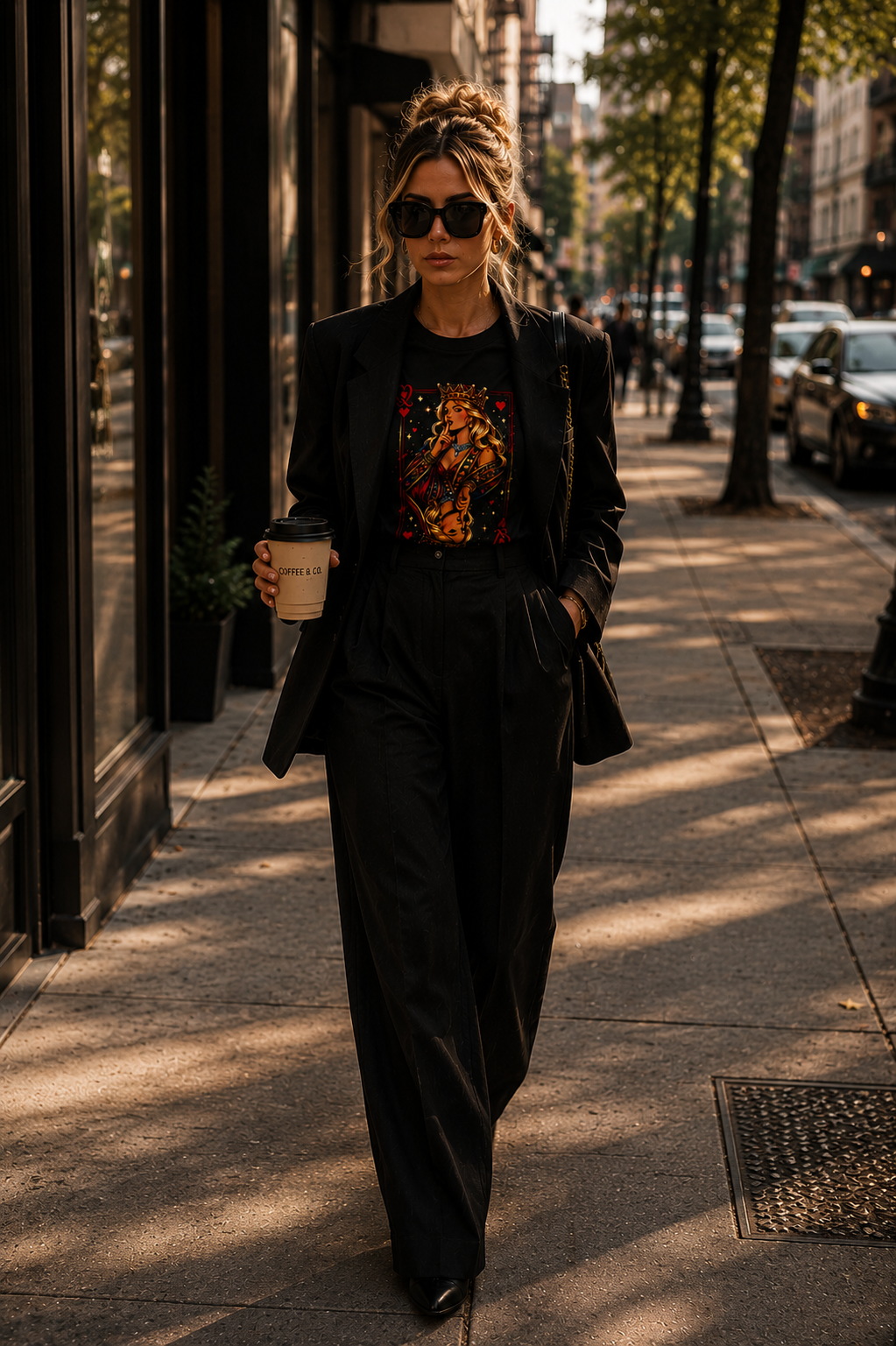 Shhh Queen Heavy Cotton Front Graphic Tee